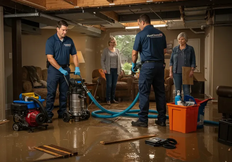 Basement Water Extraction and Removal Techniques process in Havelock, NC